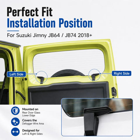 Demisting Device Protective Cover For Car Windshield Rearview Mirror For Suzuki Jimmy JB64 / JB74