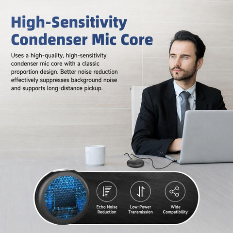 MI656 USB Condenser Omnidirectional Desktop Microphone, MI656
