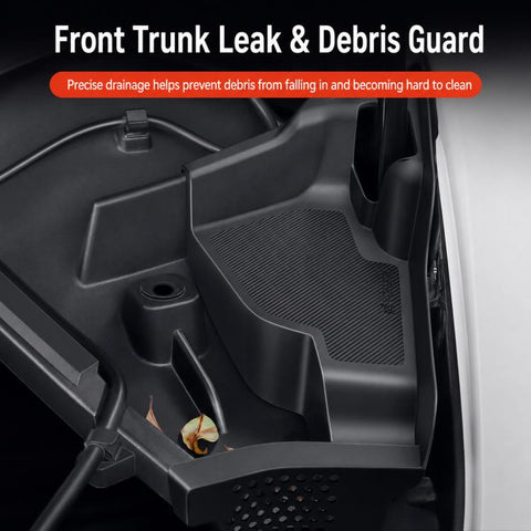 Car Front Hood Gutter Anti-blocking Protective Cover, For Teala Model Y / Y L