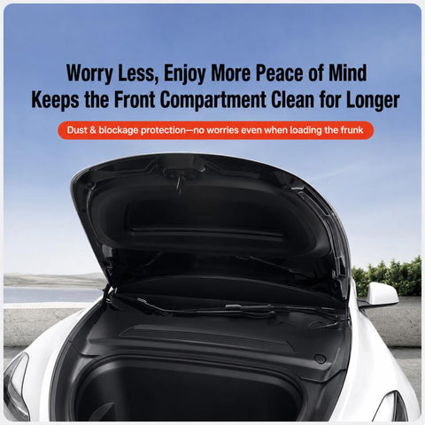 Car Front Hood Gutter Anti-blocking Protective Cover, For Teala Model 3