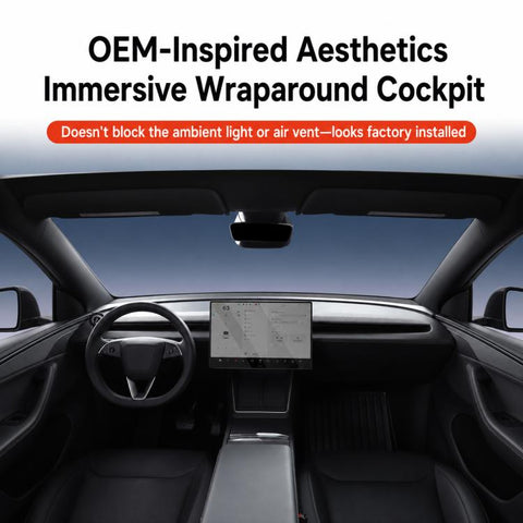 For Tesla Model 3 / Y / Y L Car Magnetic Mobile Phone Holder, Dual-sided Base, Center-mount Base