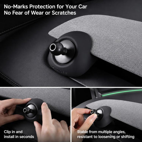 For Tesla Model 3 / Y / Y L Car Magnetic Mobile Phone Holder, Dual-sided Base, Center-mount Base