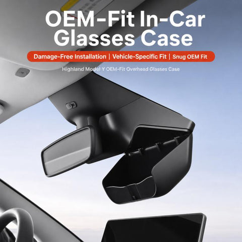 Car Eyeglasses Case Glasses Storage Box, For Tesla Medel Y Storage Box, For Tesla Medel Y L Storage Box