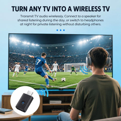 Type-C Audio Receiver Transmitter Wireless Bluetooth Receiver