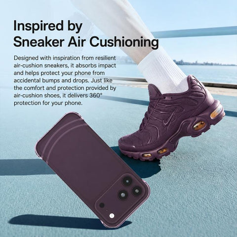 QN2 Skin-Friendly AirBag Magnetic Shockproof Phone Case, For iPhone 18 Pro, For iPhone 18 Pro Max, For iPhone 17 Pro Max, For iPhone 17 Pro