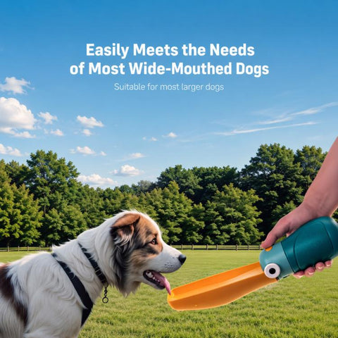 Portable Foldable Leakproof Pet Water Bottle, 250ml, 480ml