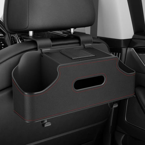 Car Seat Back Hanging Tissue Multifunctional Storage Box Water Cup Holder