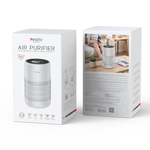 Yesido EC39 Aroma Compact Desktop Air Purifier, EU Plug, UK Plug