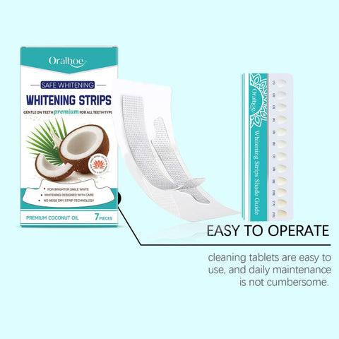ORALHOE Fresh Oral Care Teeth Whitening Strips Set, Teeth Whitening Strips Set