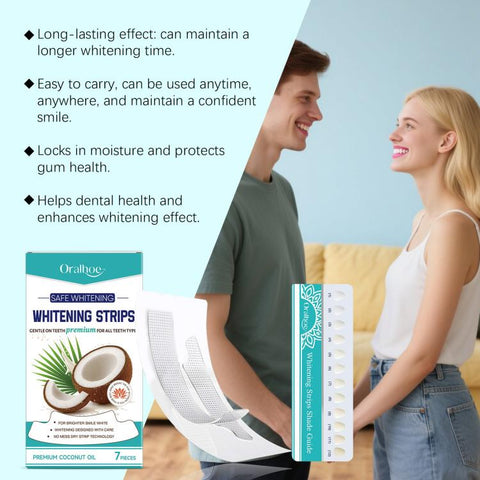 ORALHOE Fresh Oral Care Teeth Whitening Strips Set, Teeth Whitening Strips Set