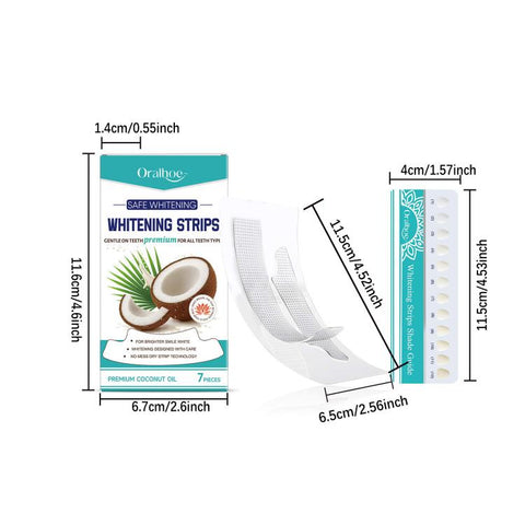 ORALHOE Fresh Oral Care Teeth Whitening Strips Set, Teeth Whitening Strips Set