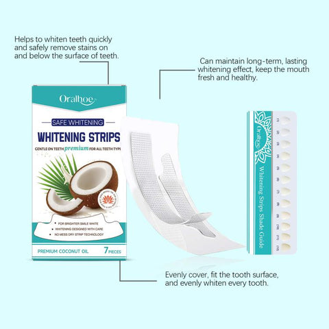 ORALHOE Fresh Oral Care Teeth Whitening Strips Set, Teeth Whitening Strips Set