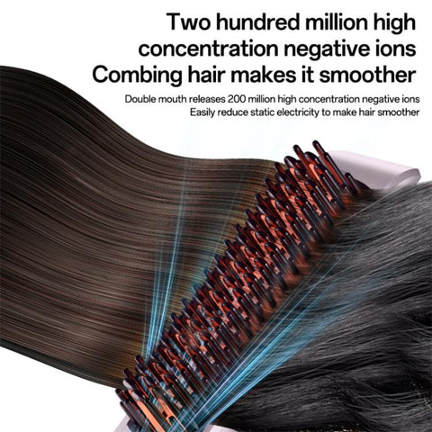 Yesido MG33 Smart Temperature Levels Hair Straightener Brush, EU Plug, UK Plug