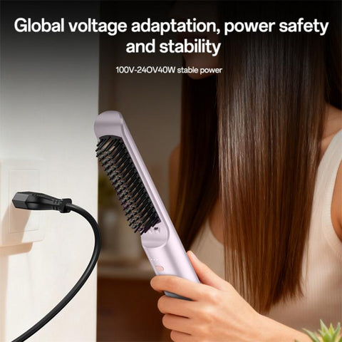 Yesido MG33 Smart Temperature Levels Hair Straightener Brush, EU Plug, UK Plug