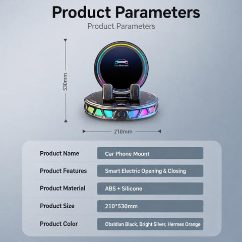 Car Dashboard Automatic Locking Wireless Charger Phone Holder, S32 Pro