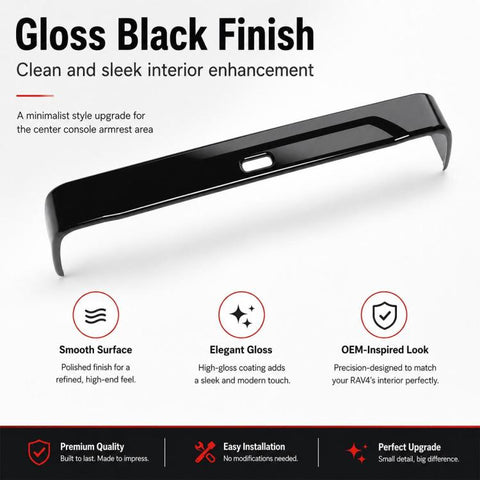 Car Armrest Box Decorative Trim Strip For Toyota RAV4