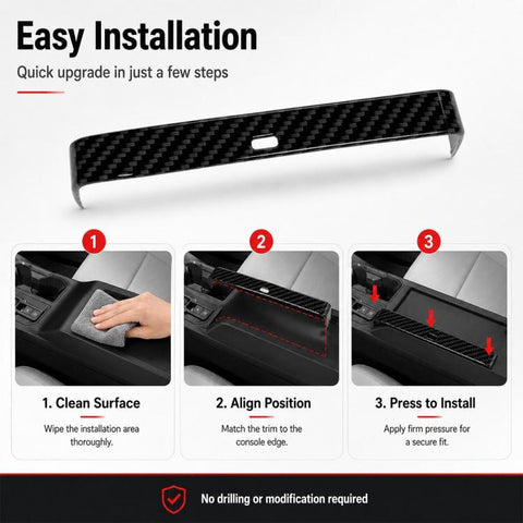 Car Armrest Box Decorative Trim Strip For Toyota RAV4