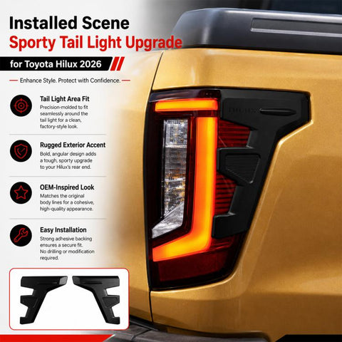 Taillight Trim Frame For Toyota Hilux