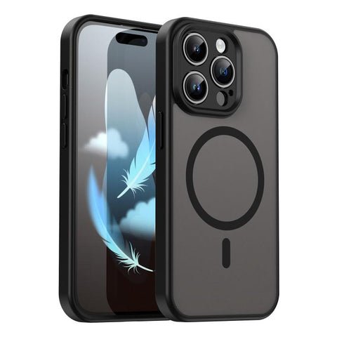 Fanying Series Precision Camera Hole PC Hybrid TPU Translucent Frosted Magnetic Phone Case, For iPhone 14 Plus, For iPhone 14, For iPhone 14 Pro, For iPhone 14 Pro Max, For iPhone 13 Pro Max