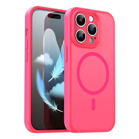 Fanying Series Precision Camera Hole PC Hybrid TPU Translucent Frosted Magnetic Phone Case, For iPhone 14 Plus, For iPhone 14, For iPhone 14 Pro, For iPhone 14 Pro Max, For iPhone 13 Pro Max