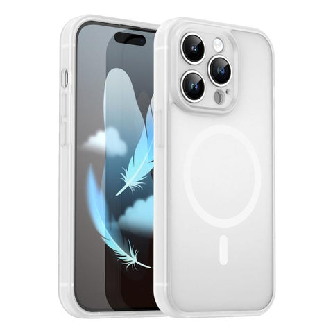 Fanying Series Precision Camera Hole PC Hybrid TPU Translucent Frosted Magnetic Phone Case, For iPhone 14 Plus, For iPhone 14, For iPhone 14 Pro, For iPhone 14 Pro Max, For iPhone 13 Pro Max