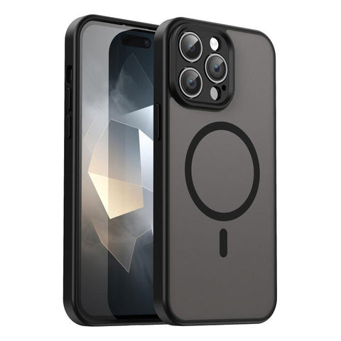 Fanying Series Precision Camera Hole PC Hybrid TPU Translucent Frosted Magnetic Phone Case, For iPhone 14 Plus, For iPhone 14, For iPhone 14 Pro, For iPhone 14 Pro Max, For iPhone 13 Pro Max