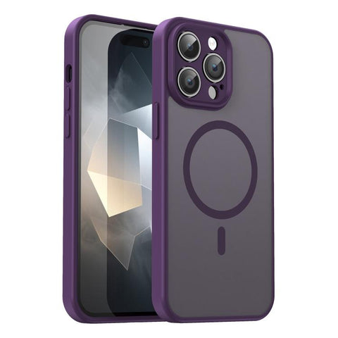 Fanying Series Precision Camera Hole PC Hybrid TPU Translucent Frosted Magnetic Phone Case, For iPhone 14 Plus, For iPhone 14, For iPhone 14 Pro, For iPhone 14 Pro Max, For iPhone 13 Pro Max