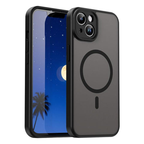 Fanying Series Precision Camera Hole PC Hybrid TPU Translucent Frosted Magnetic Phone Case, For iPhone 14 Plus, For iPhone 14, For iPhone 14 Pro, For iPhone 14 Pro Max, For iPhone 13 Pro Max