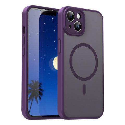 Fanying Series Precision Camera Hole PC Hybrid TPU Translucent Frosted Magnetic Phone Case, For iPhone 14 Plus, For iPhone 14, For iPhone 14 Pro, For iPhone 14 Pro Max, For iPhone 13 Pro Max
