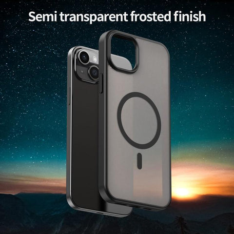 Fanying Series Precision Camera Hole PC Hybrid TPU Translucent Frosted Magnetic Phone Case, For iPhone 14 Plus, For iPhone 14, For iPhone 14 Pro, For iPhone 14 Pro Max, For iPhone 13 Pro Max
