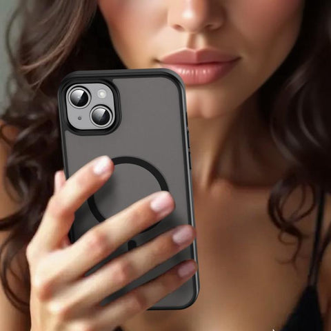 Fanying Series Precision Camera Hole PC Hybrid TPU Translucent Frosted Magnetic Phone Case, For iPhone 14 Plus, For iPhone 14, For iPhone 14 Pro, For iPhone 14 Pro Max, For iPhone 13 Pro Max