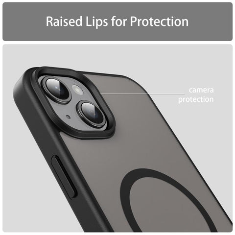 Fanying Series Precision Camera Hole PC Hybrid TPU Translucent Frosted Magnetic Phone Case, For iPhone 14 Plus, For iPhone 14, For iPhone 14 Pro, For iPhone 14 Pro Max, For iPhone 13 Pro Max