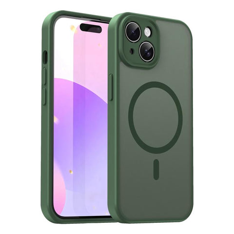 Fanying Series Precision Camera Hole PC Hybrid TPU Translucent Frosted Magnetic Phone Case, For iPhone 16, For iPhone 15 Pro Max, For iPhone 15 Pro, For iPhone 15 Plus, For iPhone 15