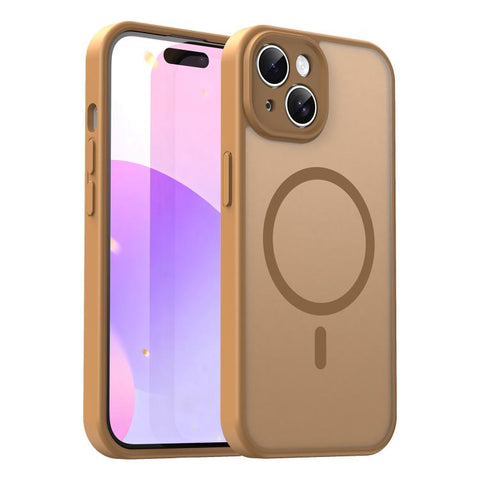 Fanying Series Precision Camera Hole PC Hybrid TPU Translucent Frosted Magnetic Phone Case, For iPhone 16, For iPhone 15 Pro Max, For iPhone 15 Pro, For iPhone 15 Plus, For iPhone 15