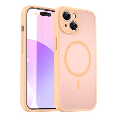 Fanying Series Precision Camera Hole PC Hybrid TPU Translucent Frosted Magnetic Phone Case, For iPhone 16, For iPhone 15 Pro Max, For iPhone 15 Pro, For iPhone 15 Plus, For iPhone 15