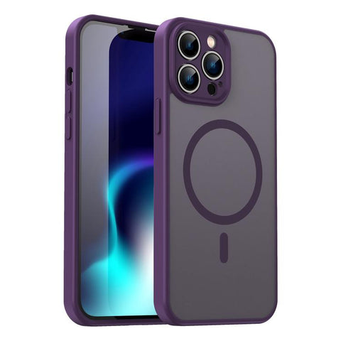 Fanying Series Precision Camera Hole PC Hybrid TPU Translucent Frosted Magnetic Phone Case, For iPhone 14 Plus, For iPhone 14, For iPhone 14 Pro, For iPhone 14 Pro Max, For iPhone 13 Pro Max