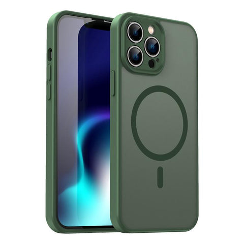 Fanying Series Precision Camera Hole PC Hybrid TPU Translucent Frosted Magnetic Phone Case, For iPhone 14 Plus, For iPhone 14, For iPhone 14 Pro, For iPhone 14 Pro Max, For iPhone 13 Pro Max