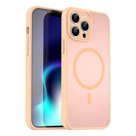 Fanying Series Precision Camera Hole PC Hybrid TPU Translucent Frosted Magnetic Phone Case, For iPhone 14 Plus, For iPhone 14, For iPhone 14 Pro, For iPhone 14 Pro Max, For iPhone 13 Pro Max