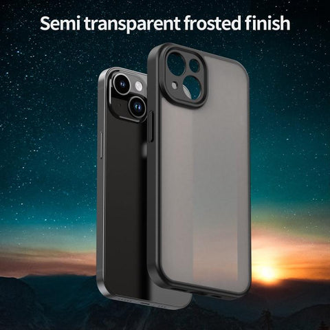 Fanying Series Precision Camera Hole PC Hybrid TPU Translucent Frosted Phone Case, For iPhone 14, For iPhone 14 Pro, For iPhone 14 Pro Max, For iPhone 13 Pro Max