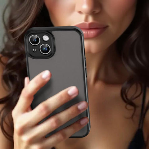 Fanying Series Precision Camera Hole PC Hybrid TPU Translucent Frosted Phone Case, For iPhone 14, For iPhone 14 Pro, For iPhone 14 Pro Max, For iPhone 13 Pro Max