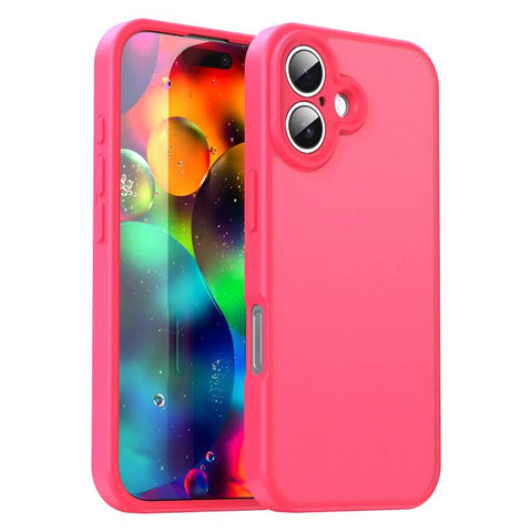 Fanying Series Precision Camera Hole PC Hybrid TPU Translucent Frosted Phone Case, For iPhone 17 Pro, For iPhone 17, For iPhone Air, For iPhone 16 Pro Max