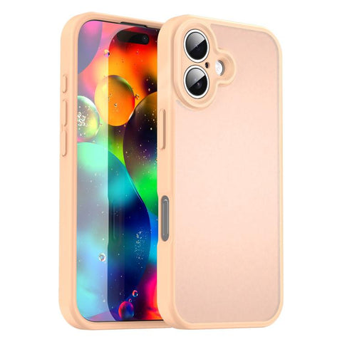 Fanying Series Precision Camera Hole PC Hybrid TPU Translucent Frosted Phone Case, For iPhone 17 Pro, For iPhone 17, For iPhone Air, For iPhone 16 Pro Max