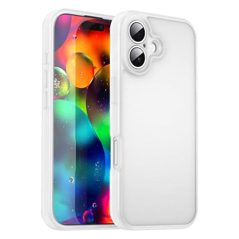 Fanying Series Precision Camera Hole PC Hybrid TPU Translucent Frosted Phone Case, For iPhone 17 Pro, For iPhone 17, For iPhone Air, For iPhone 16 Pro Max