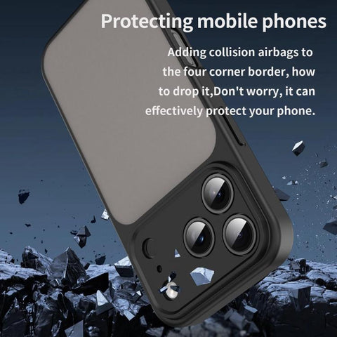 Fanying Series Precision Camera Hole PC Hybrid TPU Translucent Frosted Phone Case, For iPhone 17 Pro, For iPhone 17, For iPhone Air, For iPhone 16 Pro Max