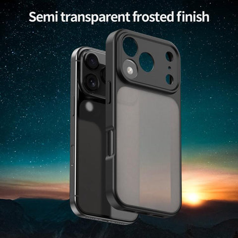 Fanying Series Precision Camera Hole PC Hybrid TPU Translucent Frosted Phone Case, For iPhone 17 Pro, For iPhone 17, For iPhone Air, For iPhone 16 Pro Max