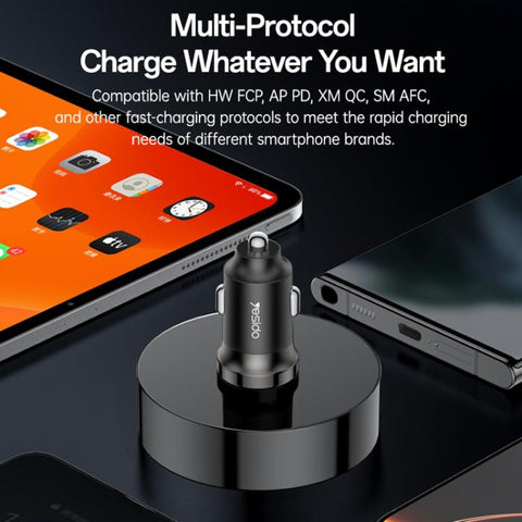 Yesido Y74 PD30W Single USB-C / Type-C Mini Car Charger, Y74