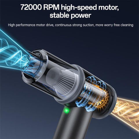 Yesido VC15 3-in-1 Cordless Vacuum Cleaner Dual-Use for Car & Home, VC15