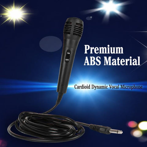 YS-102 Integrated Wired Dynamic Microphone, 6.35mm