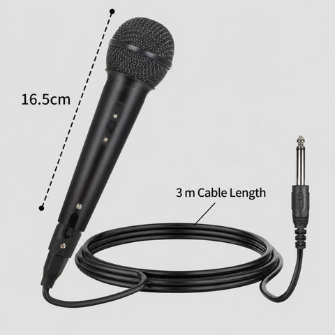 YS-102 Integrated Wired Dynamic Microphone, 6.35mm
