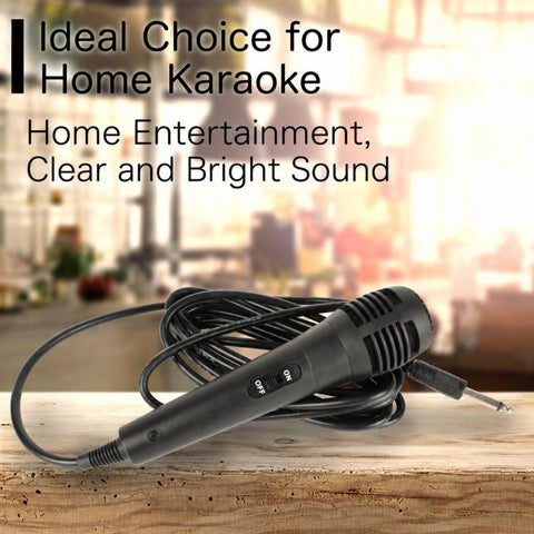 YS-102 Integrated Wired Dynamic Microphone, 6.35mm